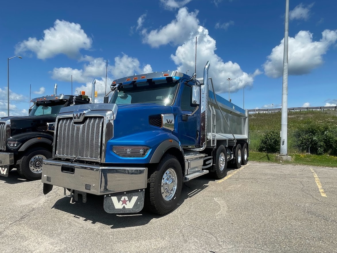 Brand New 2024 Western Star 49X Dump Truck Blue Antrim Western